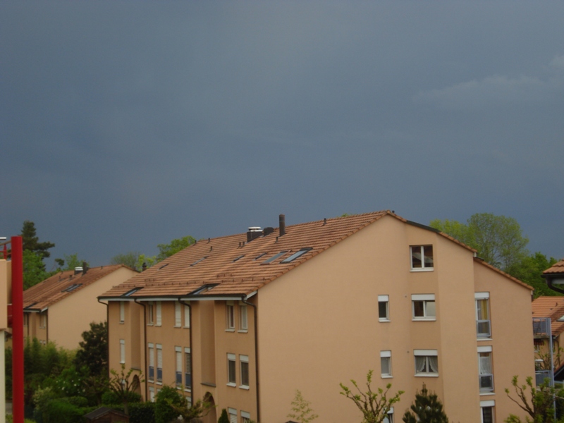 Ciel bouché au-dessus d'Yverdon-les-Bains