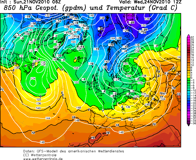 Courant du nord apportant fraîcheur et chutes de neige en montagne