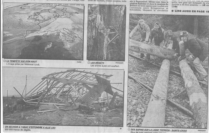 Température à 1500 mètres