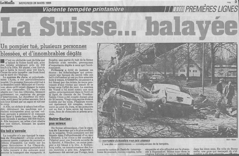 Température à 1500 mètres