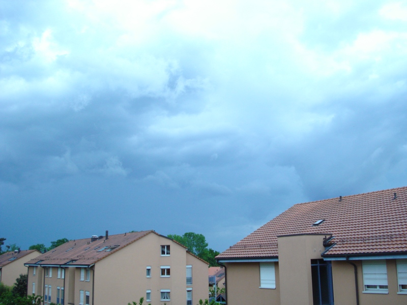 Le ciel reste menaçant sur Yverdon-les-Bains