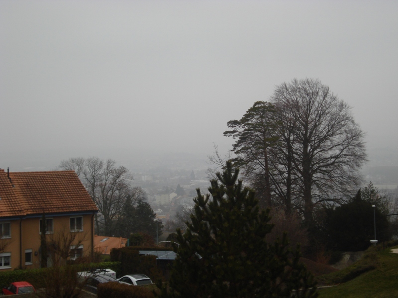 Le brouillard est bien présent