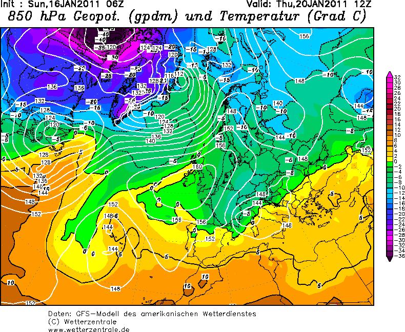 Arrivée d'air enfin plus froid avec de la bise